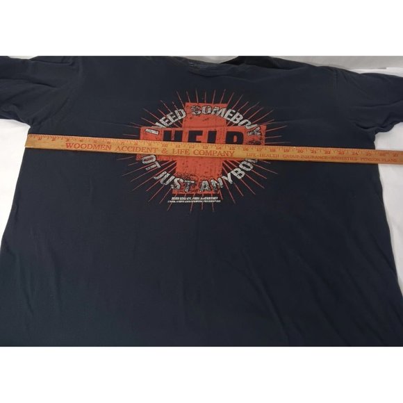 Paul McCartney HELP SOS Tour Dates 1993 Mens XXL T Shirt Black Rock Band Music - Picture 5 of 7